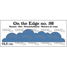 Crealies On the Edge Dies No. 58, Clouds Curved 14,5 cm CLOTE58