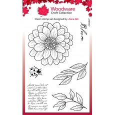 Woodware Clear Singles Ditsy Daisy 4 in x 6 in Stamp