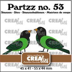 Crealies Partzz Dies No. 53, Two Birds CLPartzz53
