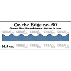 Crealies On the Edge Dies No. 60, Scalloped Waves 14,5 cm CLOTE60