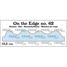 Crealies On the Edge Dies No. 62, 4 Waves or Snowdrifts 14,5 cm CLOTE62
