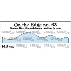Crealies On the Edge Dies No. 63, 2 Waves or Snowdrifts 14,5 cm CLOTE63