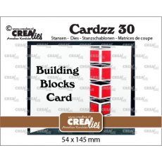 Crealies Cardzz Dies No. 30, Building Blocks Card CLCZ30