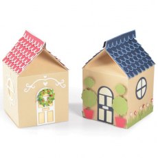 Sizzix Thinlits Die Set 21PK - Seasonal House Gift Box