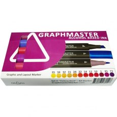 Graphmaster - Alcohol Markers - Set C Yellow Red