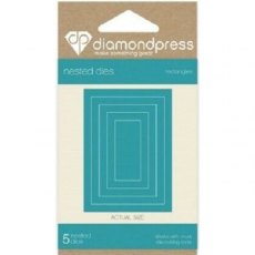 Diamond Press Nested Die - Rectangles