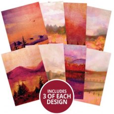 Hunkydory Adorable Scorable Pattern Packs - Sensational Sunsets
