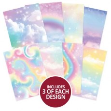 Hunkydory Adorable Scorable Pattern Packs - Rainbow Skies
