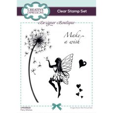 Creative Expressions Designer Boutique Fairy Wishes 6 in x 4 in Clear Stamp Set