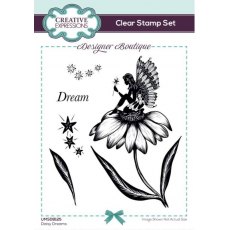 Creative Expressions Designer Boutique Daisy Dreams 6 in x 4 in Clear Stamp Set