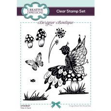 Creative Expressions Designer Boutique Take A Seat 6 in x 4 in Clear Stamp Set
