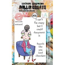 Aall & Create - A7 Stamp #785 - Therapist Dee