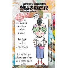 Aall & Create - A7 Stamp #786 - Travel Dee