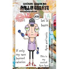 Aall & Create - A7 Stamp #789 - Workout Dee
