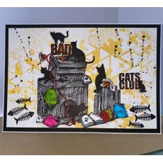 Aall & Create - A5 Stamp #793 - Bad Cats Club