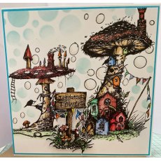 Aall & Create - A4 Stamp #795 - Toadstool Towers