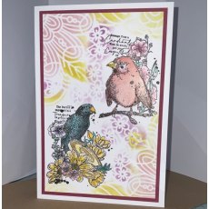 Aall & Create - A6 Stamp #800 - Feather Besties