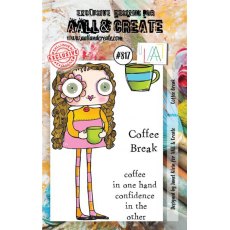 Aall & Create - A7 Stamp #817 - Coffee Break