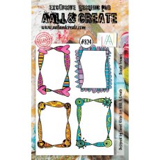Aall & Create - A6 Stamp #824 - Doodle Frames