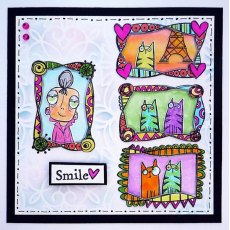 Aall & Create - A6 Stamp #824 - Doodle Frames