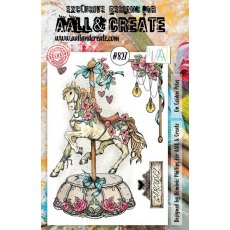 Aall & Create - A5 Stamp #827 - On Golden Poles