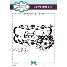 Creative Expressions Designer Boutique Be Kind 6 in x 4 in Clear Stamp Set