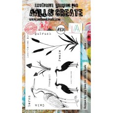 Aall & Create - A6 Stamp #834 - Heron