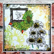 Aall & Create - A6 Stamp #839 - Daisies & Others