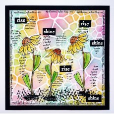 Aall & Create - A7 Stamp #851 - Rise and Shine