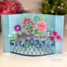 Creative Expressions Sue Wilson Jewelled Scalloped Border Craft Die