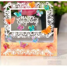 Creative Expressions Sue Wilson Frames & Tags Butterfly Rectangle Craft Die