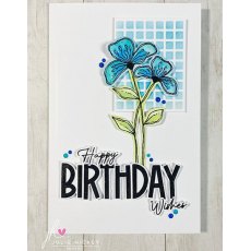 Julie Hickey Designs - Birthday Blooms A6 Stamp Set JH1065