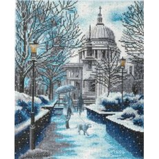 Craft Buddy "A Walk in Winter" Crystal Art 40x50cm Canvas CAK-QVC-4050L