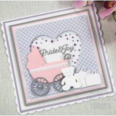 Creative Expressions Jamie Rodgers Sentiments Collection New Baby Craft Die