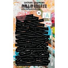 Aall & Create Ephemera Die Cuts #5 - Sharp Tongues - Black