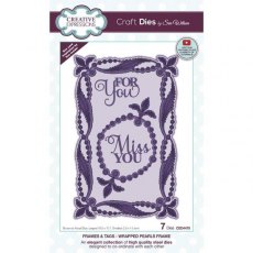 Creative Expressions Sue Wilson Frames & Tags Wrapped Pearl Frame Craft Die