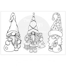 Two Jays Stamps - Festive Gnomes