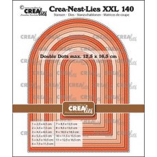 Crealies Nest-Lies XXL Dies No. 140 - High Arch With Double Dots