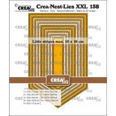 Crealies Nest-Lies XXL Dies No. 138 - Banner With Little Stripes