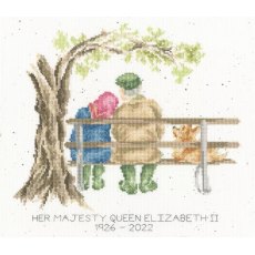 Bothy Threads Her Majesty The Queen Cross Stitch Kit by Hannah Dale XHM3
