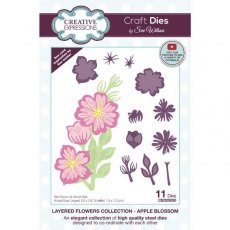 Creative Expressions Sue Wilson Layered Flowers Collection Apple Blossom Craft Die