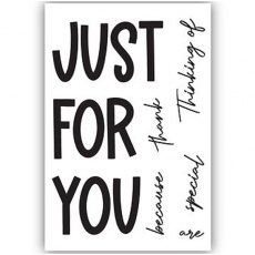 Julie Hickey Just For You & More Stamp Set JHE1034
