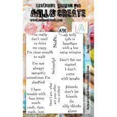 Aall & Create A6 STAMPS #790 - DEE SAYS