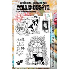 Aall & Create A5 STAMPS #863 - POSTAL POOCH