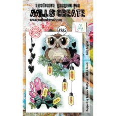 Aall & Create A6 STAMPS #865 - OWL'S CRYSTALS