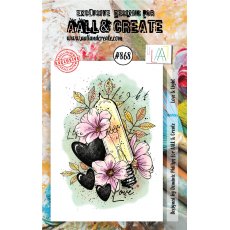 Aall & Create A7 STAMPS #868 - LOVE & LIGHT