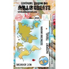 Aall & Create A6 STAMPS #881 - DESTINATIONS UNKNOWN