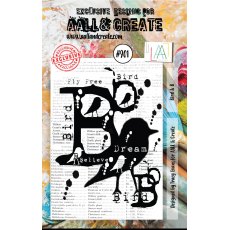 Aall & Create A7 STAMPS #901 - BIRD & B
