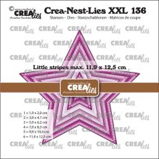 Crea-Nest-Lies XXL Dies no. 136, Stars With Small Stripes CLNESTXXL136