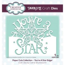 Creative Expressions Paper Cuts You’re A Star Edger Craft Die
